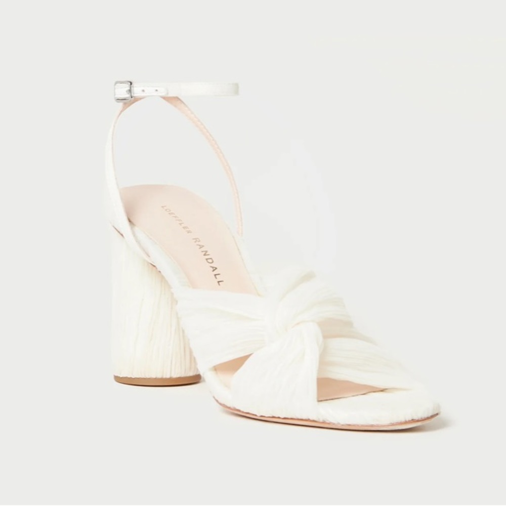 LOEFFLER RANDALL Reed Pearl Pleated Twist Heel